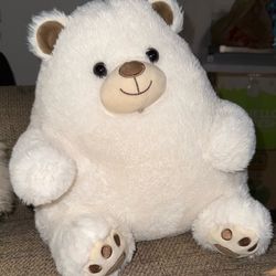 walmart white bear plush