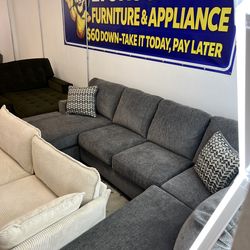 Stunning stylish cozy Sectional!