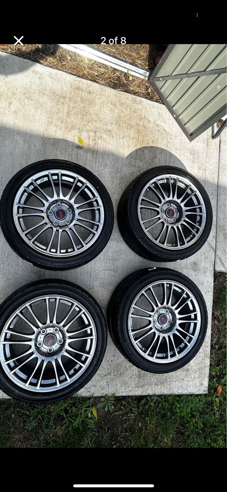JDM subaru WRX STI genuine BBS (Rims&Tires)