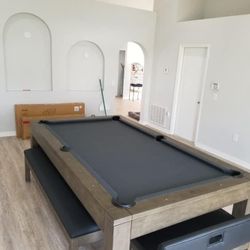 Modern Grey Dining Table 