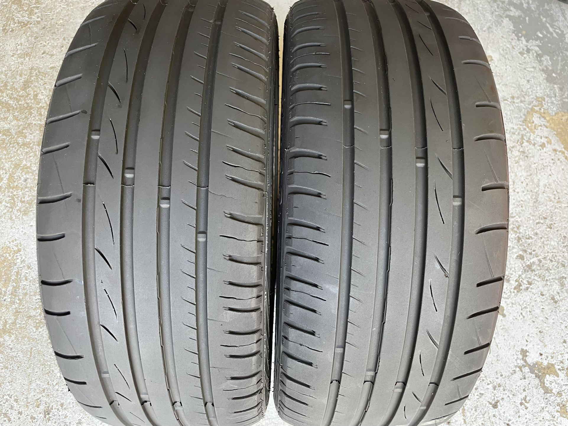 Two Tires 225/45/17 Premiorai With 80% Left Cheap Pair 