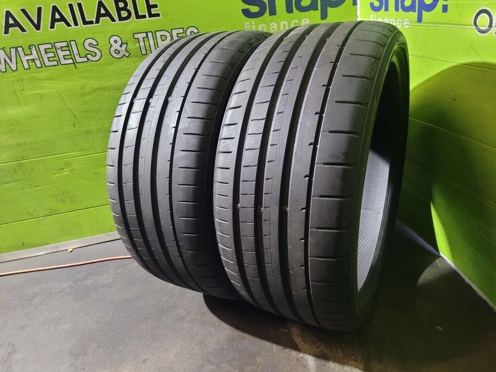 Two 255/35/21 98Y Yokohama Advan Sport V107 (Includes Free Mount And Balance) 