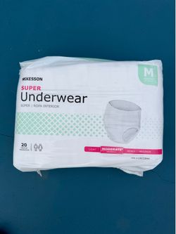 Adult Diapers/Underwear 20 Per Pack Size Medium