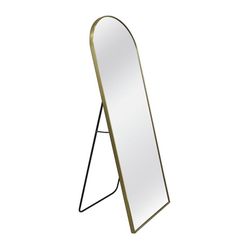 Brand New Arched Full Length Mirror – Brass/Gold Frame