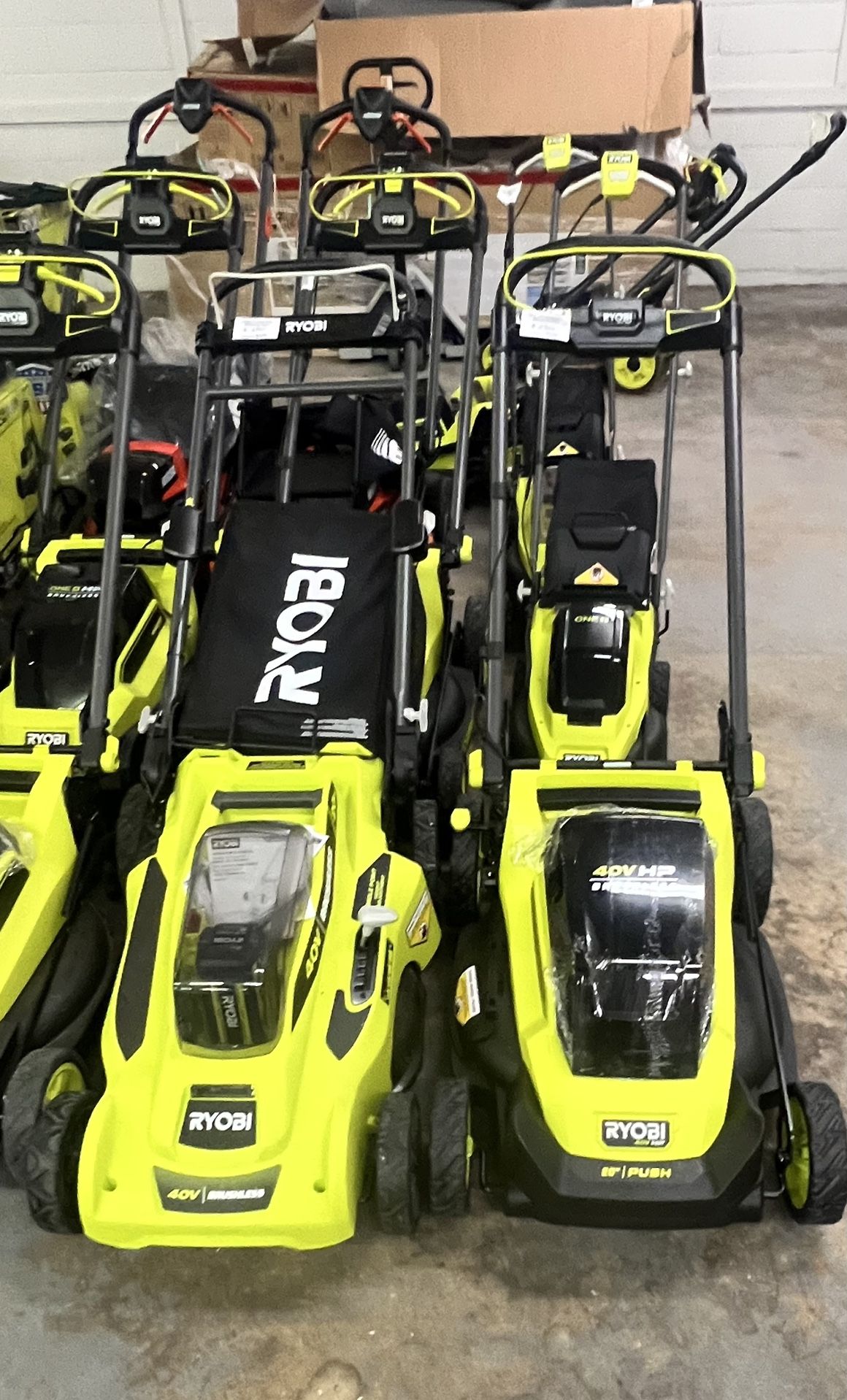 Ryobi 20 Push Mower Ryobi 2x18V ONE+ HP 51cm 20” Brushless Self