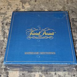 Trivial Pursuit Master Game Genus Ed. No. 7 (1981) Brand New Factory Sealed!!