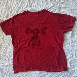 Deadpool Logo Marvel Authentic T Shirt 