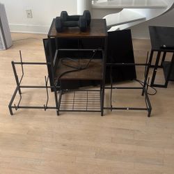 Guitar Stand/Nightstand With Outlet
