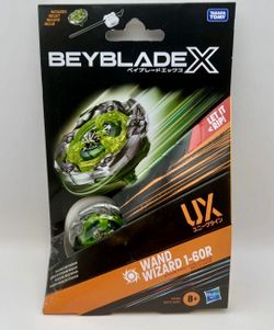 Beyblade X Wand Wizard 1-60R Green Hasbro Takara Tomy Booster Pack Wizard Rod