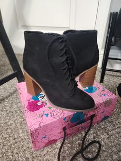 Booties. Never Worn.