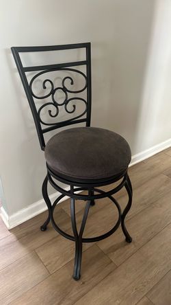 Albany Swivel Bar Stool- Charcoal Gray 4pc