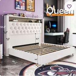 Queen Sized Bed No Slats