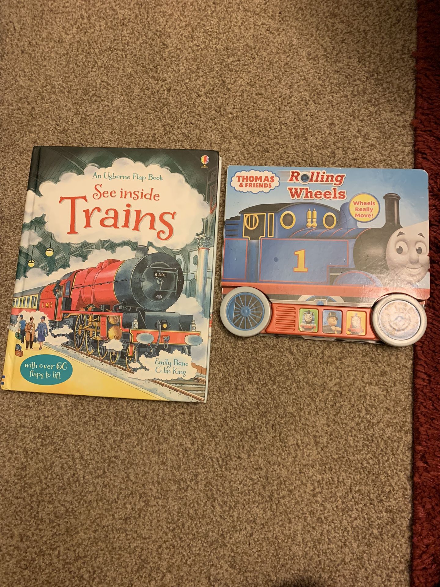 Set Of Two Train Books Flaps And Sound ($10 For Both)