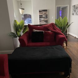 3 Piece Sofa Set With Ottoman And  Dinette Table