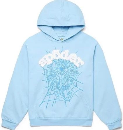 Sky Blue 1.1 Spider Hoodie