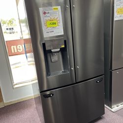 Refrigerator, LG Open Box 3 Door French Door Refrigerator Free Delivery With Warranty