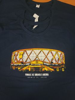 Golden State Warriors LAST GAME At ORACLE T-Shirt (New)