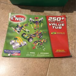 K’nex 250+ Piece Value Tub