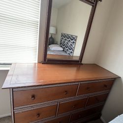 Mahogany Dresser with Mirror