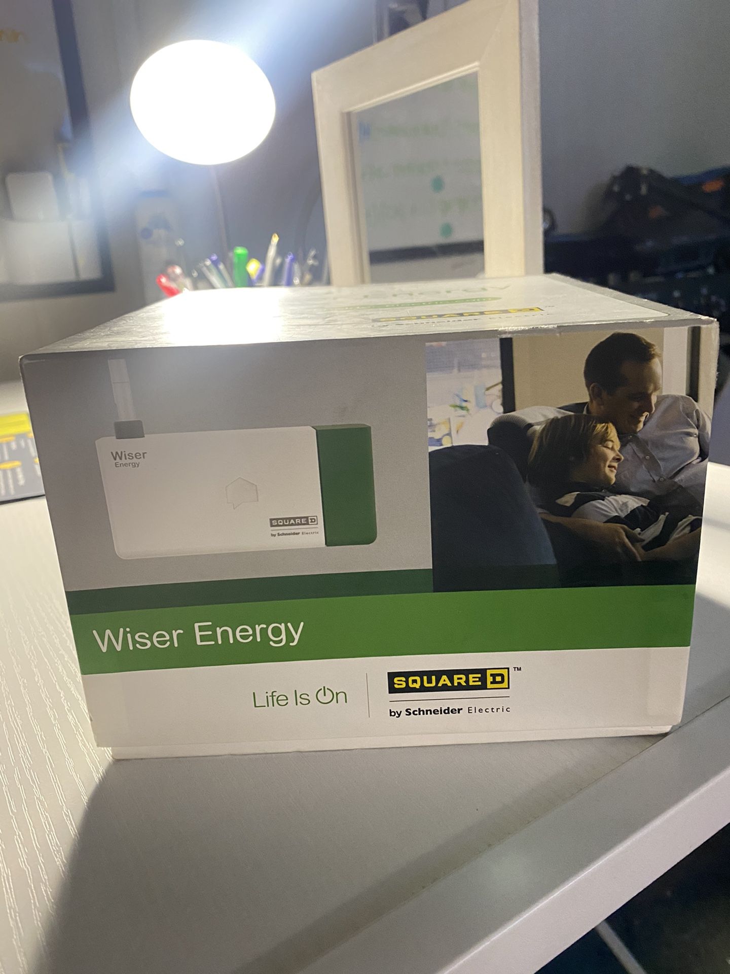 Square D by Schneider Electric WISEREM Energy monitor system, White