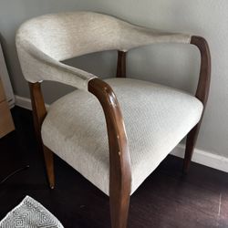 2x West Elm Bradley Dining Armchair
