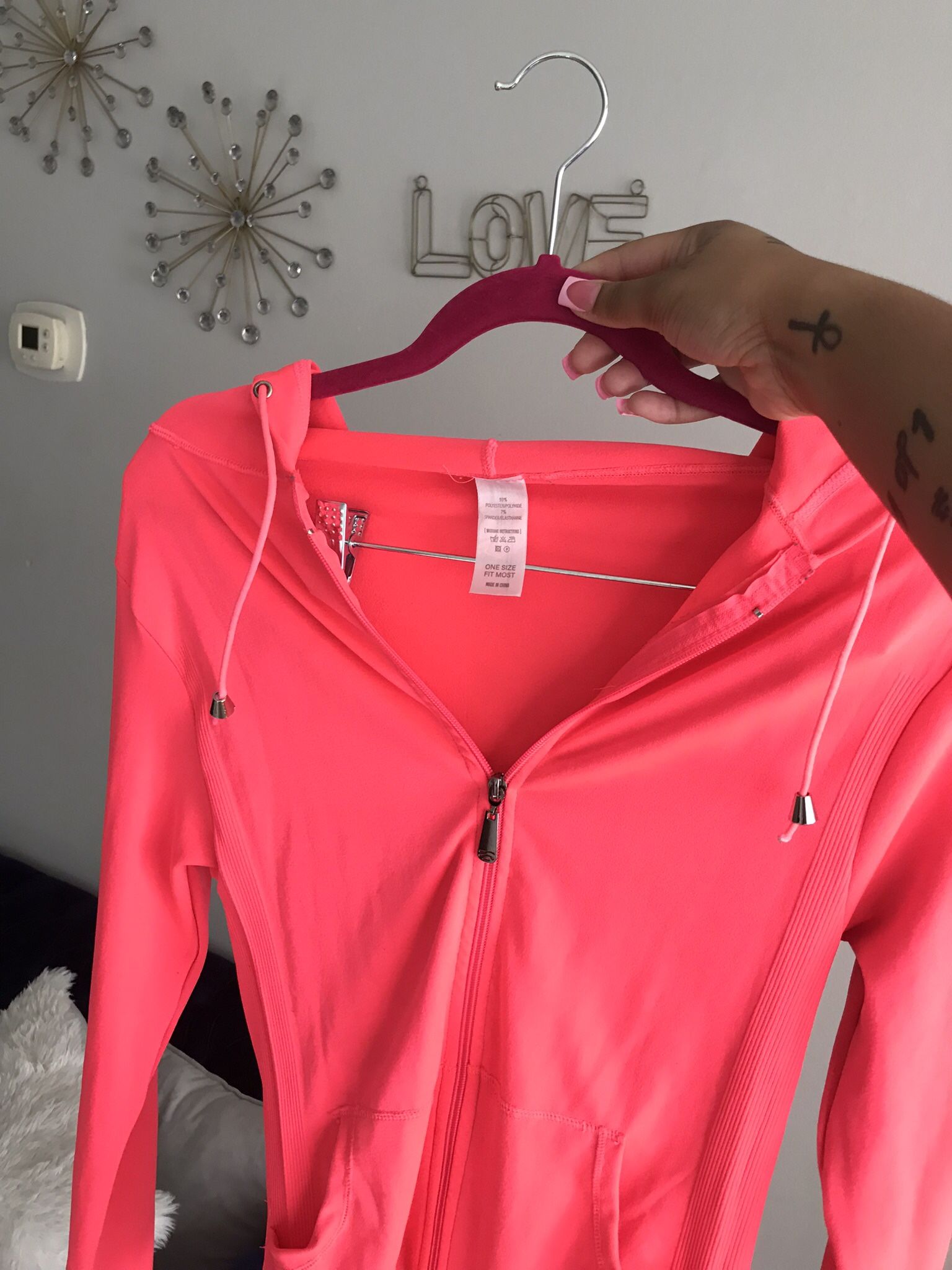 Hot Pink Athletic Jacket