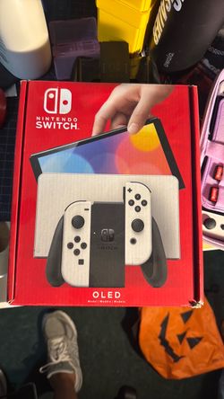 Nintendo Switch OLED White Handheld Console