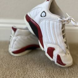Jordan 14 retro candy cane hot sale