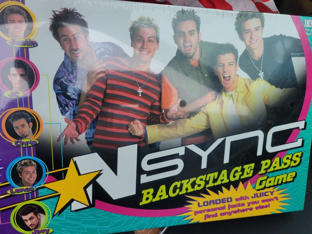 Nsync Board Game New In Box