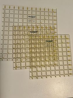 3 Quilting Square Templates , Computer Printer Fabric