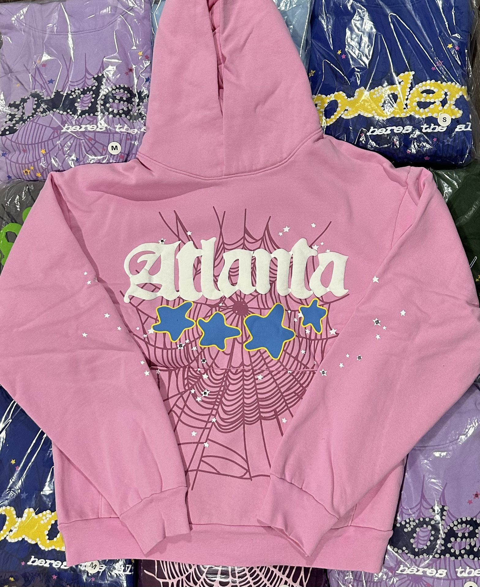 Spider Hoodie Pink