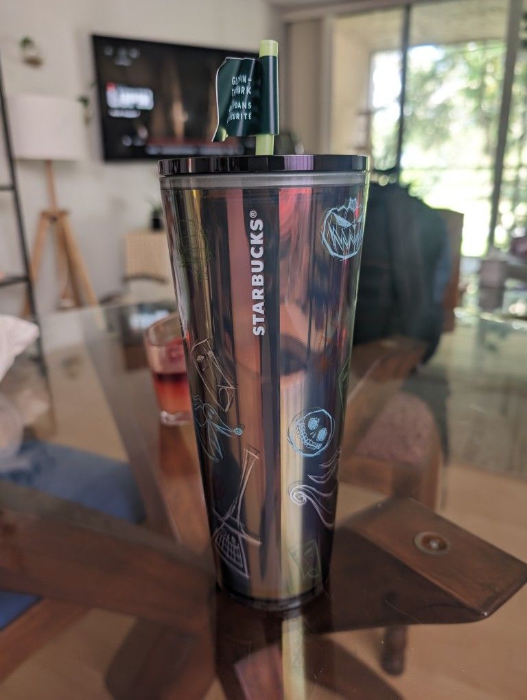 Starbucks The Nightmare Before Christmas Tumbler with Straw