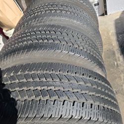 4 used tires Lt275 65r18 Continental Contitrac LOAD RANGE (E) ,10 PLY $299.00 INSTALL