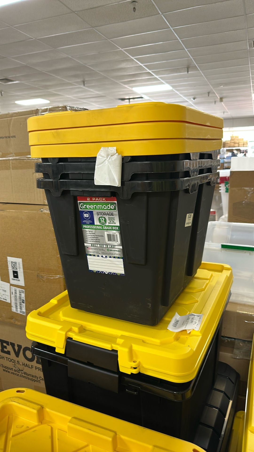 2pk Green made Bins 12gallon