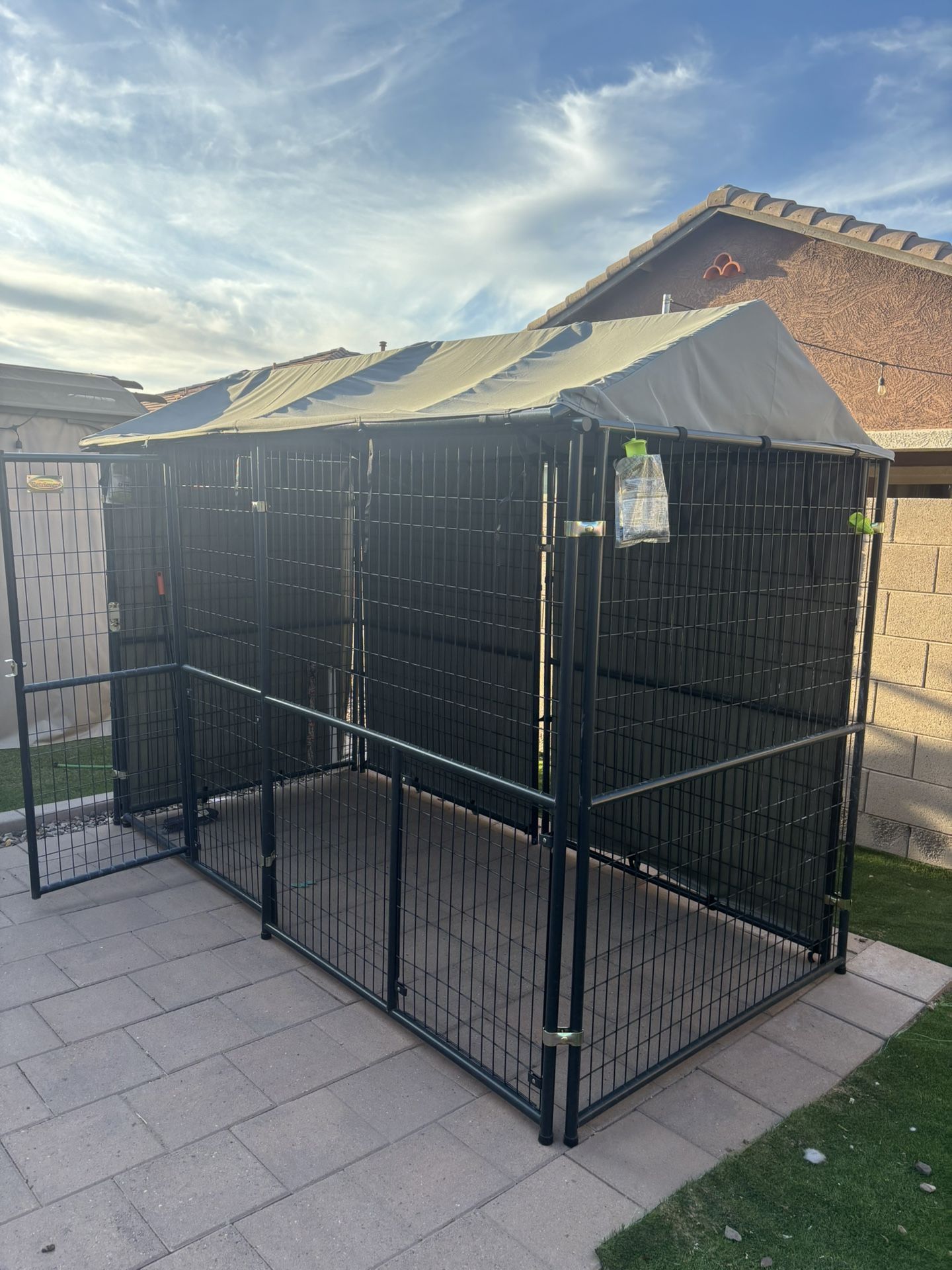 5x10 Retriever Dog Kennel Retriever X X 10 Lodge Expandable Welded