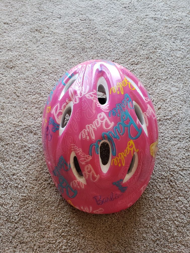 Barbie bike helmet