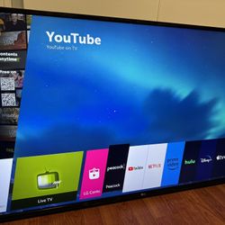 LG (55 Inch) 4K Smart TV!