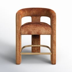 Jofran 2271 Gwen Rust Bar Stool – Stylish Modern Tabouret for Home & Kitchen