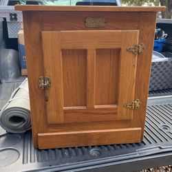 White Clad Vintage Ice Box. $50
