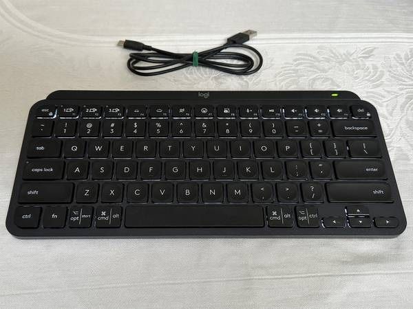 Logitech MX Keys Mini Bluetooth Wireless Illuminated Keyboard, Compact