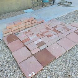 Bricks, step stones,