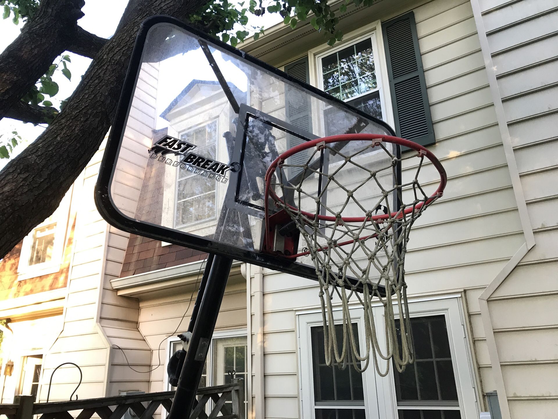 A Basketball hoop.