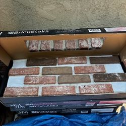 New!  Brickstaks Real Brick Veneer On Mesh