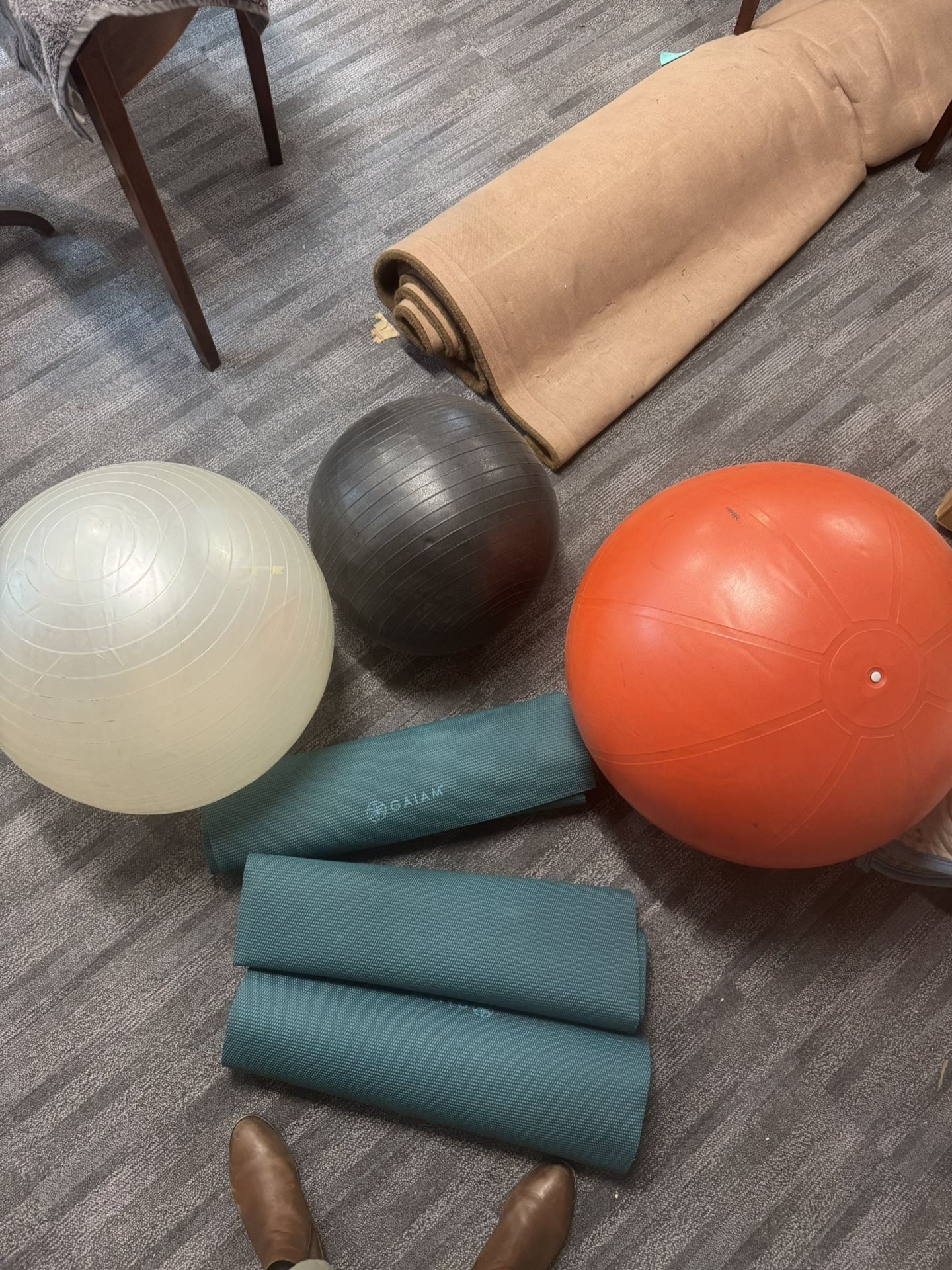 Yoga Mats And Balls