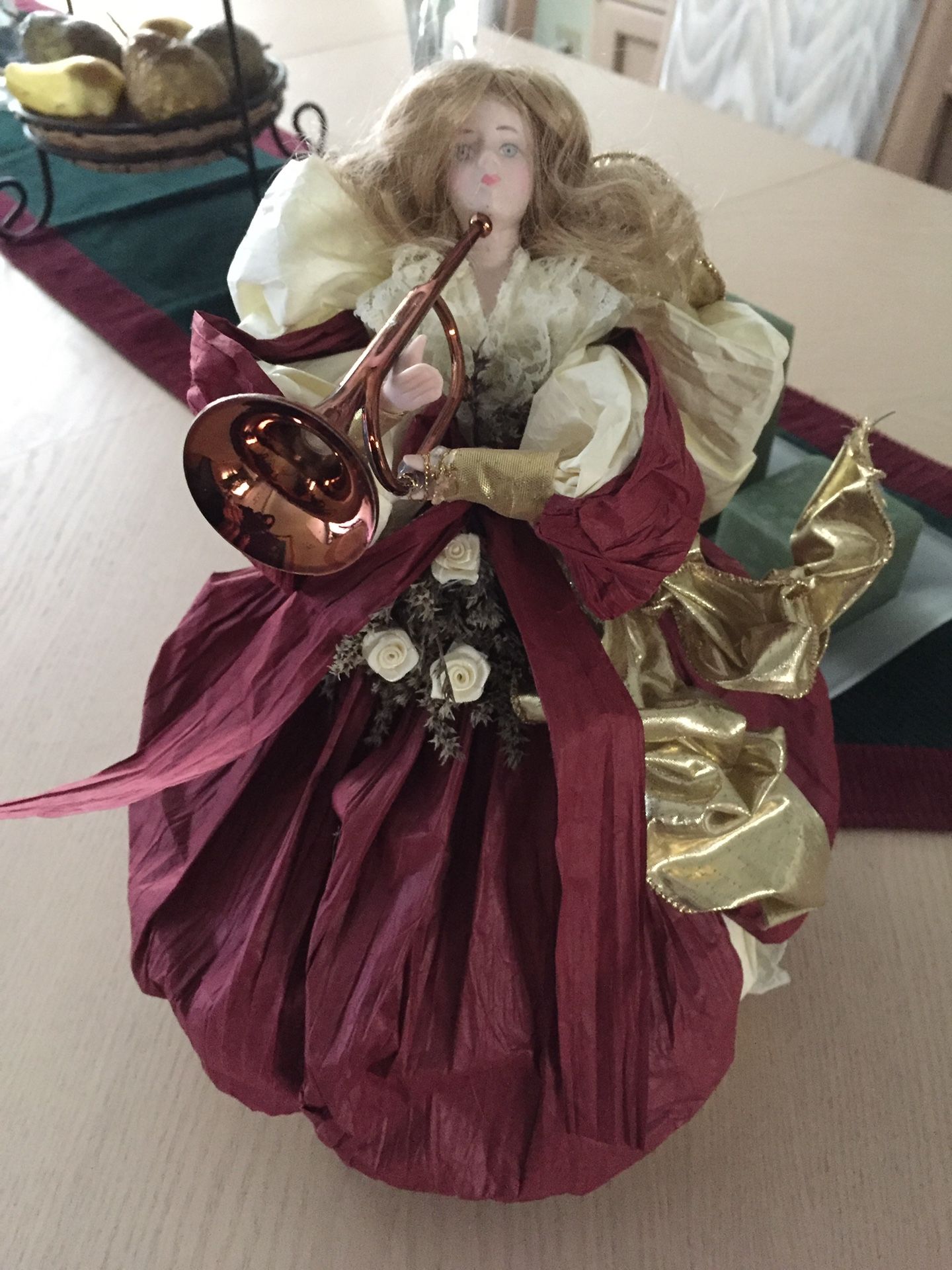 Angel tree topper or table décor