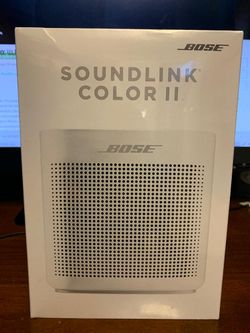New in Box: BOSE Soundlink Color II Bluetooth Speaker - POLAR WHITE
