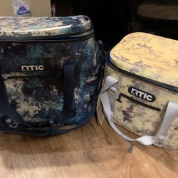 Rtic 40 And 30 Coolers