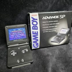 Nintendo Game Boy Advance SP In BOX - Onyx Black