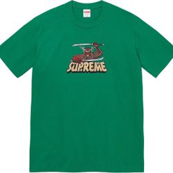 Supreme samurai tee Large LT Pine Fw21 New 