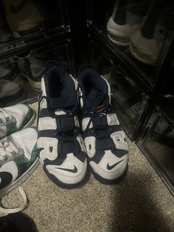 Nike More Uptempo Size 8.5 Olympic 